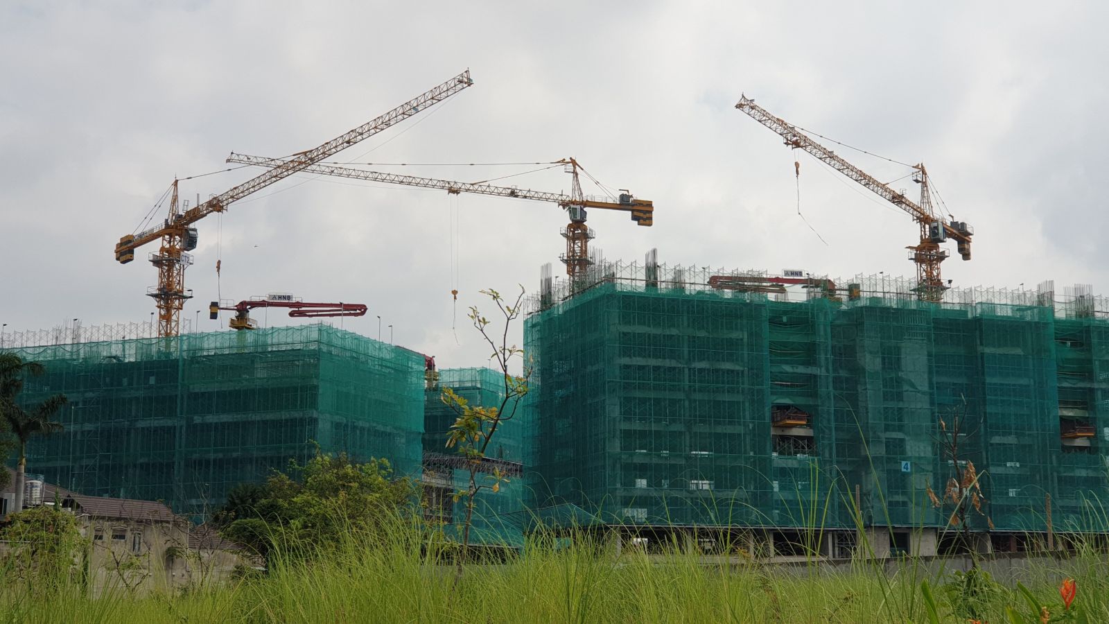 Tiến độ xây dựng Aio City Tên Lửa Quận Bình Tân tháng 3 năm 2022