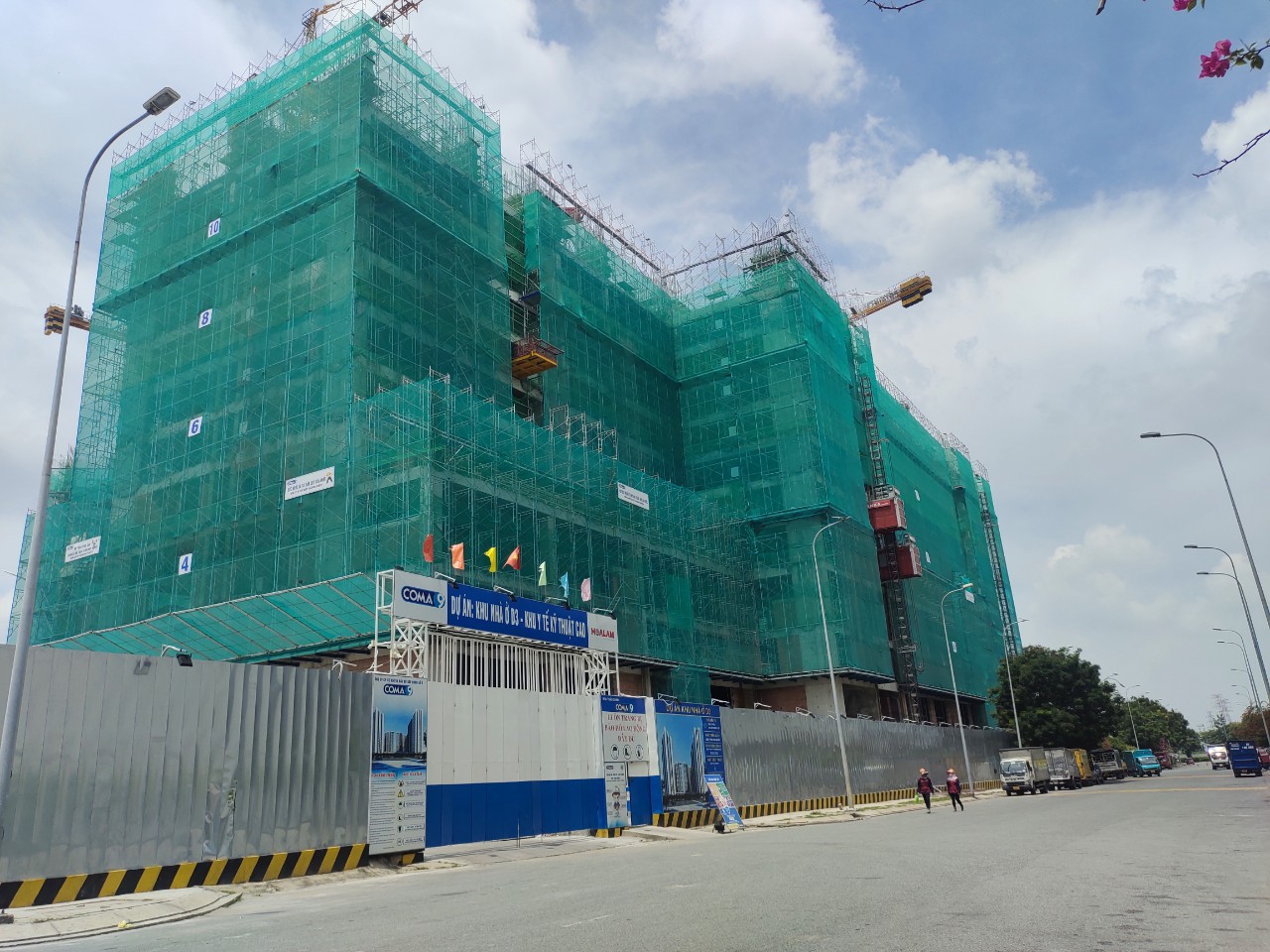Tiến độ xây dựng Aio City Tên Lửa Quận Bình Tân tháng 5 năm 2022